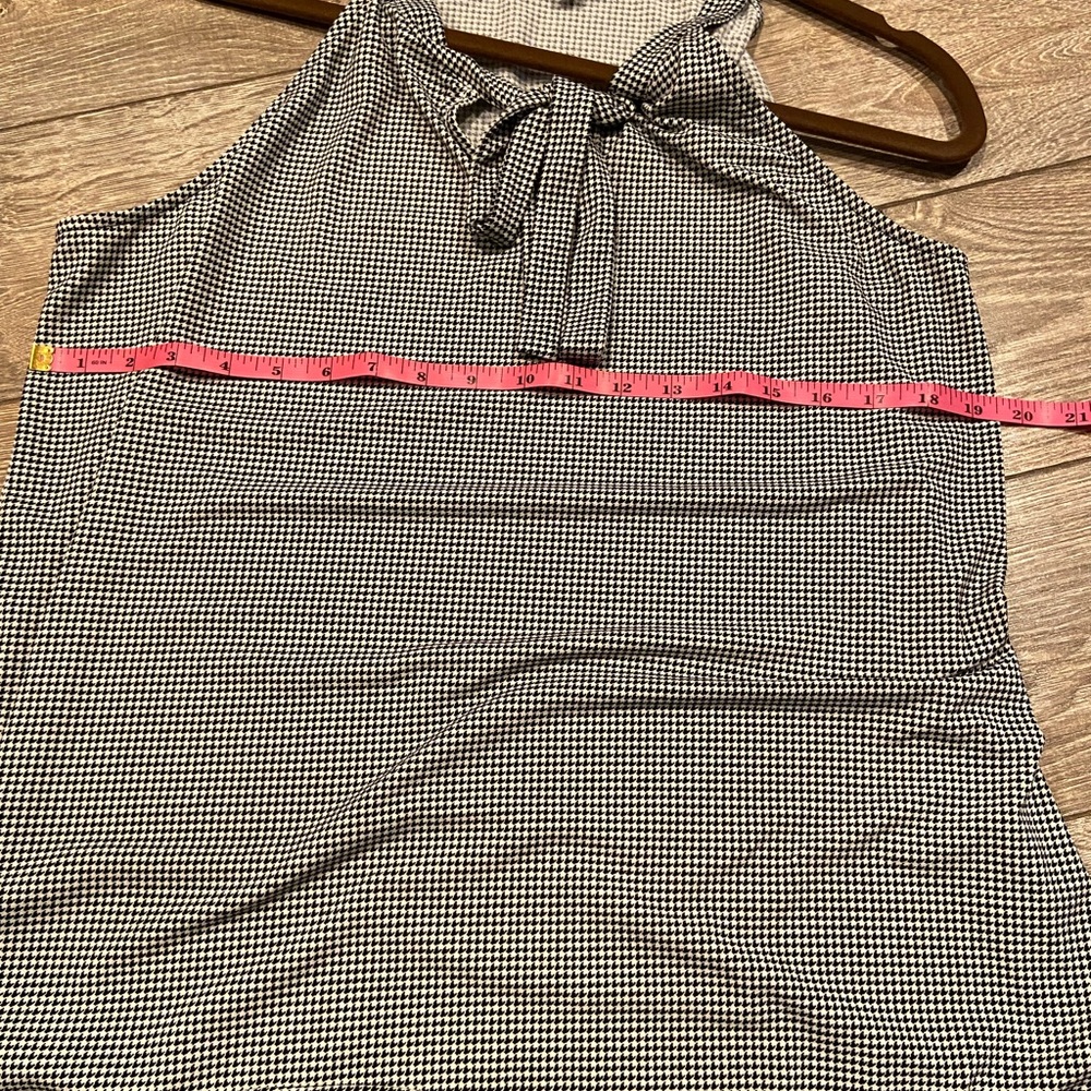 Black and white work attire tank top